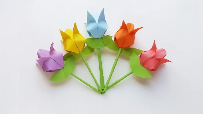 Cách làm hoa bằng giấy A4 đơn giản