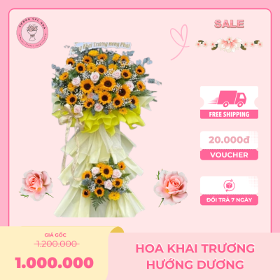 nơi bán lẵng hoa khai trương