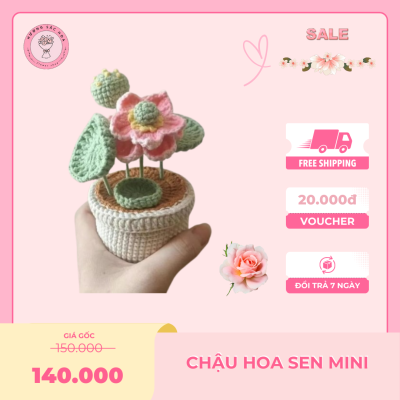 cách móc chậu hoa sen