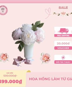 🌹 Hoa hồng làm từ giấy – Vẻ đẹp bền lâu của tình yêu và sự tinh tế