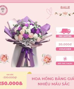 Hoa làm bằng giấy