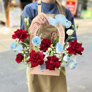 lẵng hoa khai trương nhỏ