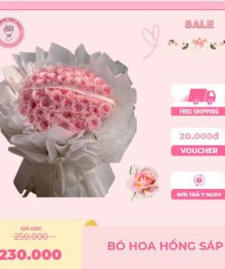 Bó Hoa Hồng Sáp Tặng Mẹ
