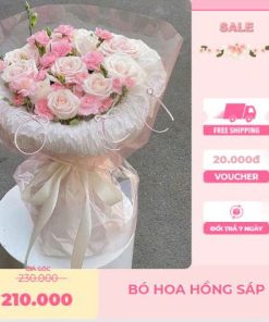 Bó Hoa Sáp Trắng